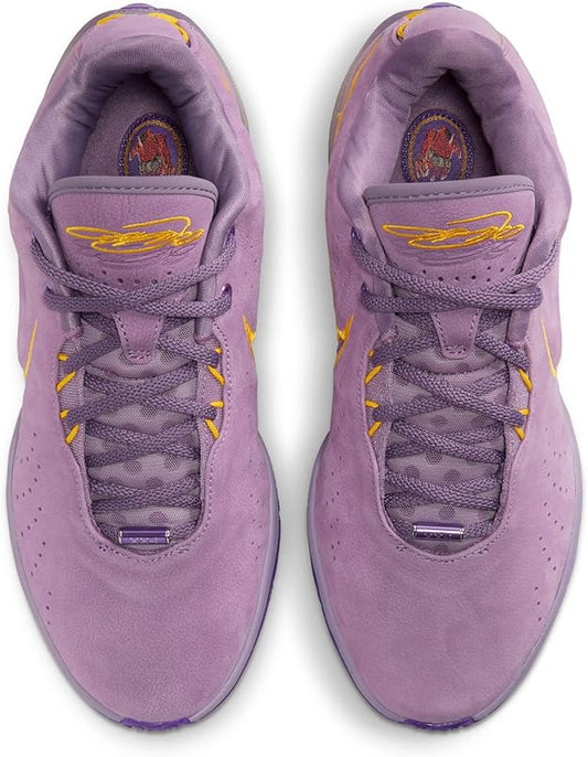 NIKE Lebron XXI Basketball Shoes ( Violet Dust/Purple Cosmos/University Gold) Size 12