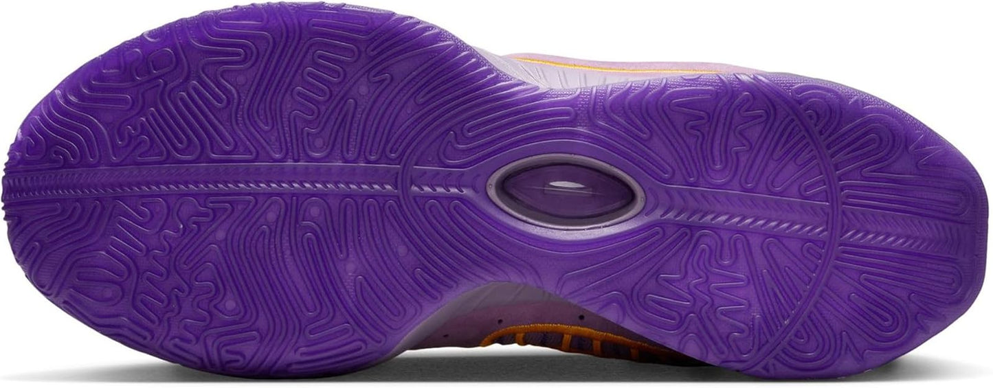 NIKE Lebron XXI Basketball Shoes ( Violet Dust/Purple Cosmos/University Gold) Size 12